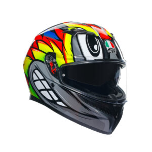 CASCO AGV K3 AGV E2206  BIRDY 2.0 GREY/YELLOW/RED