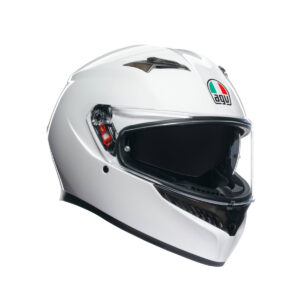 CASCO AGV K3 AGV E2206  MONO SETA WHITE