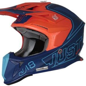 CASCO MOTOCROSS  JUST1 J18 VERTIGO BLUE