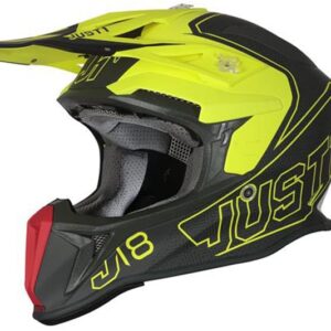 CASCO MOTOCROSS JUST1 J18 VERTIGO RED GREY