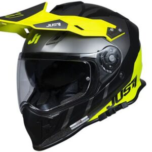CASCO JUST1 J34 PRO OUTERSPACE BLACK - TITANIUM - YELLOW FLUO