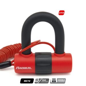 Antirrobo Radikal RK72 Mini U ø14 - 40x56mm  (incluye cable recuerdo)