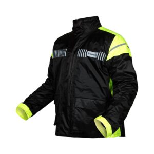 Traje agua dos piezas negro amarillo con reflectante