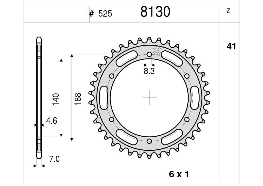Kit cadena DID BMW F 650 GS, F 650 GS 650cc 08-09(17-41-116) - Imagen 4