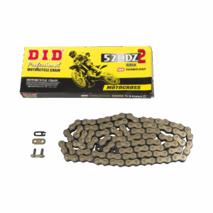 CADENA MOTO DID 520 DZ 2 SDH ORO 118 PASOS(OFFROAD CROSS)