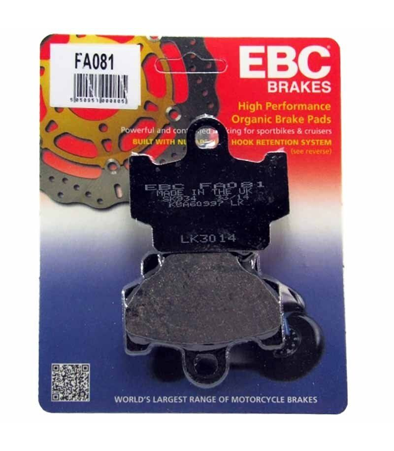 Pastilla Freno Moto Organica EBC Fa081
