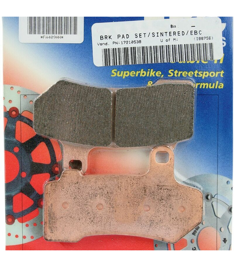 Pastilla Freno Moto Sinterizada EBC Fa409Hh