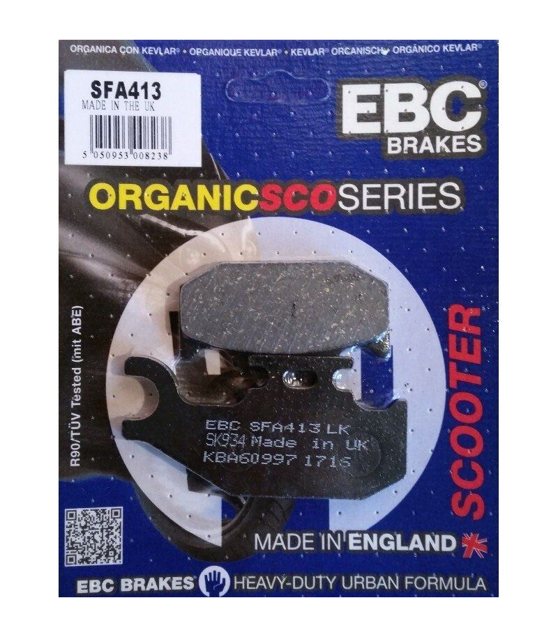 PASTILLA FRENO SCOOTER ORGANICA EBC sfa413