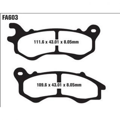 PASTILLA FRENO SCOOTER SINTERIZADA EBC SFA603HH