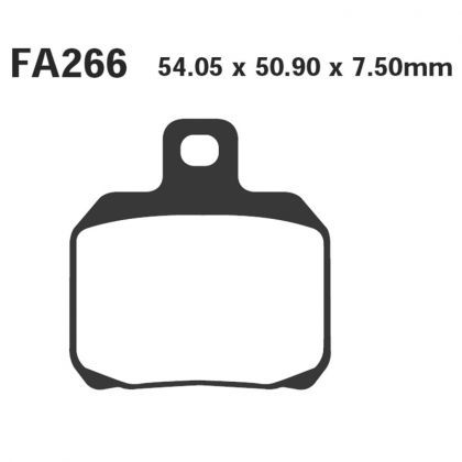 PASTILLA FRENO MOTO SINTERIZADA EBC FA266HH