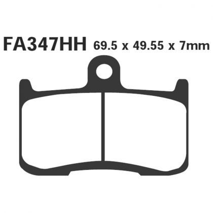PASTILLA FRENO MOTO SINTERIZADA EBC fa347hh