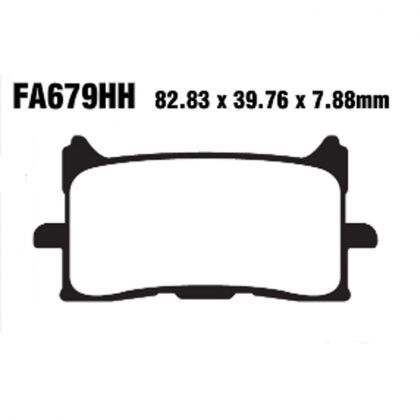 PASTILLA FRENO MOTO SINTERIZADA EBC FA679HH