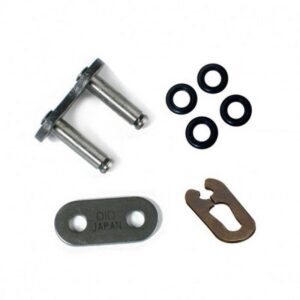 CIERRE CADENA CLIP PARA DID520 VX3 (NEGRA/PLATA)    FJ