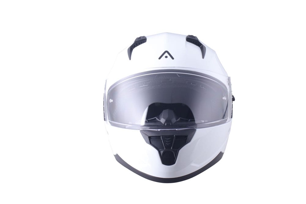 Casco Motorista Adn Integral Stelvio Bianco Puro Opaco - Imagen 5