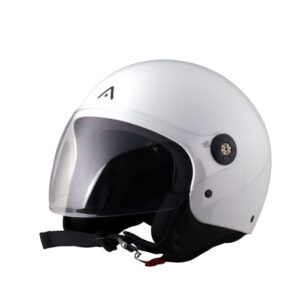 CASCO MOTORISTA ADN JET SPRITZ  BIANCO PURO OPACO