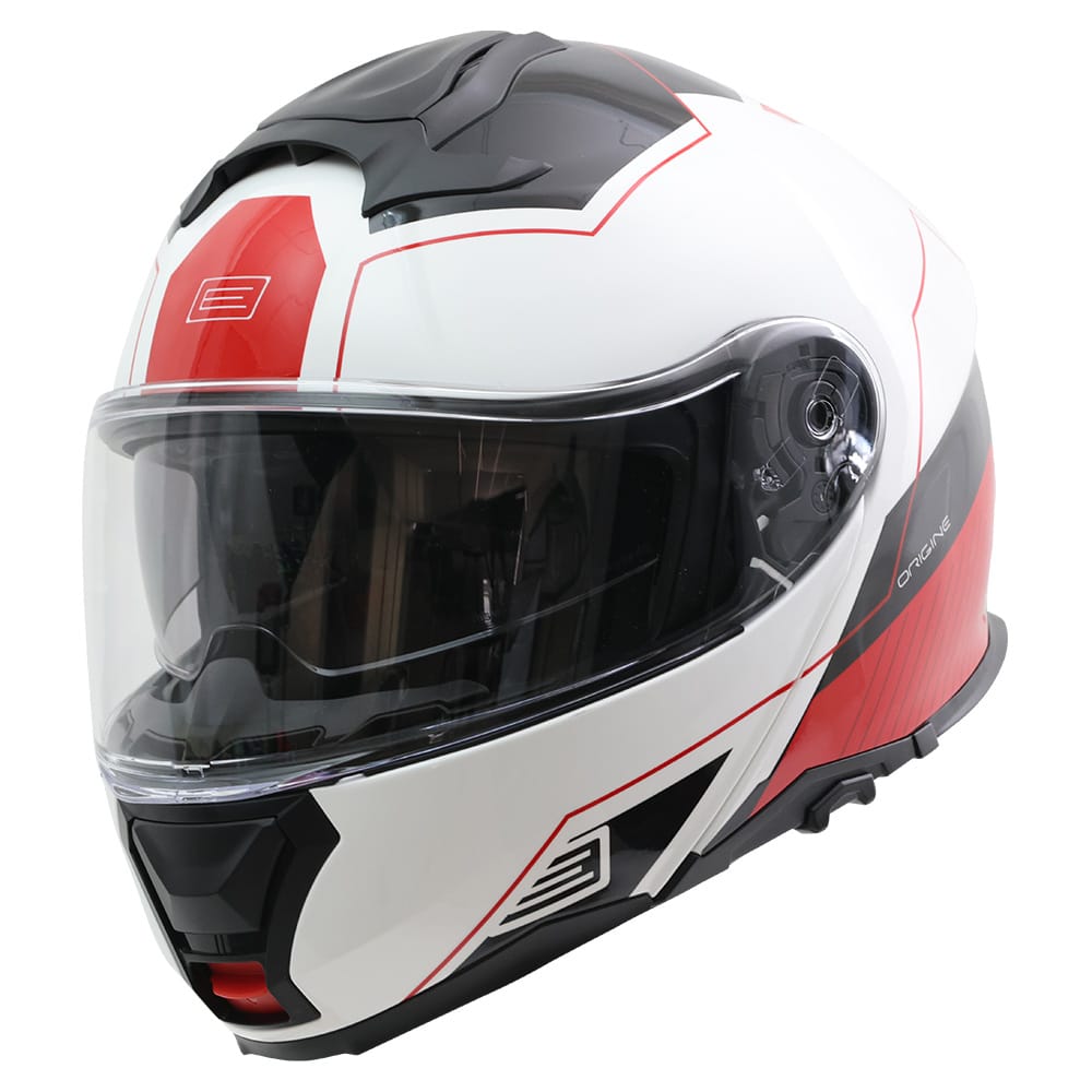 Casco Origine Logic Linear FLUO Red Red White GLOSS (ECE2206) - Imagen 3