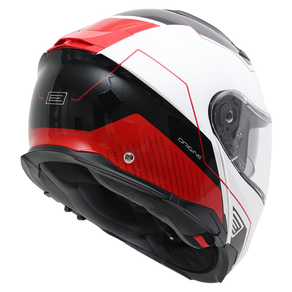 Casco Origine Logic Linear FLUO Red Red White GLOSS (ECE2206) - Imagen 2
