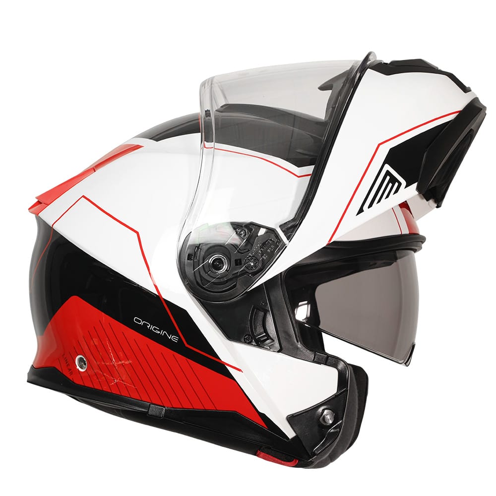 CASCO ORIGINE LOGIC LINEAR FLUO RED RED WHITE GLOSS (ECE2206)
