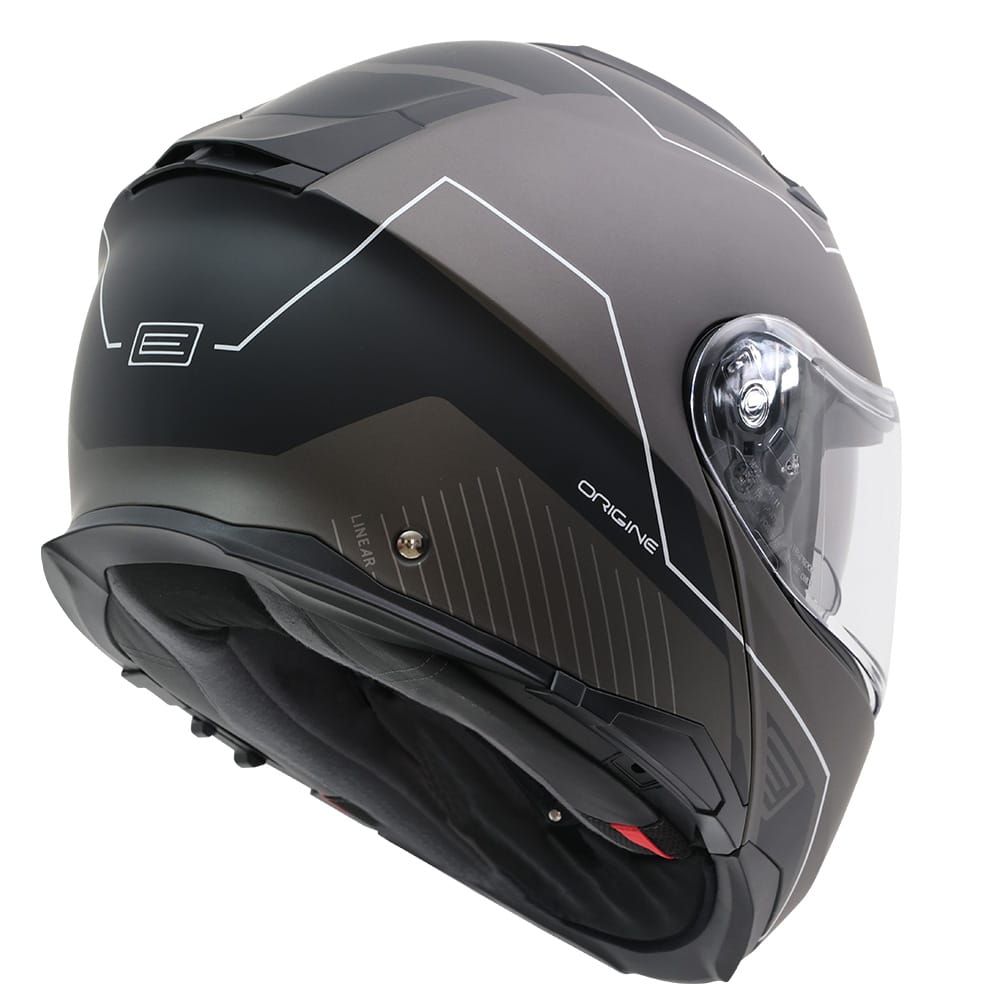 Casco Origine Logic Linear Black Titanium MATT (ECE2206) - Imagen 2