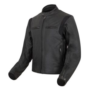 CHAQUETA DE MOTO DE CUERO INVICTUS LEONIDAS