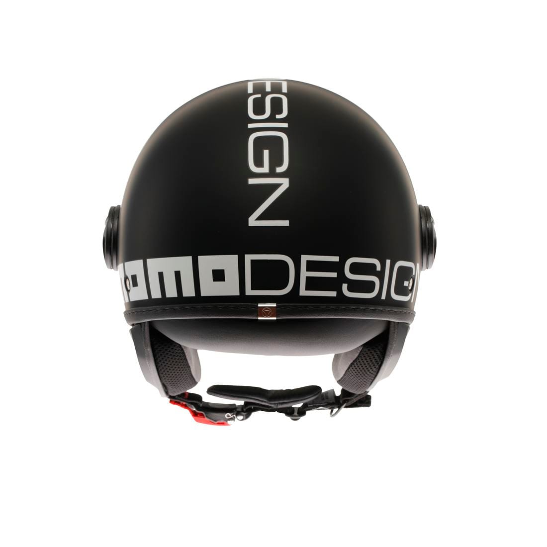 Casco MOMO Fgtr Classic E2206 MONO MATT Black/White - Imagen 5