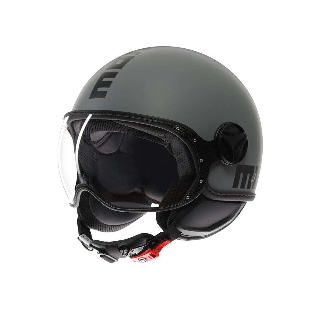Casco MOMO Fgtr Classic E2206 MONO MATT Grey/Black - Imagen 2