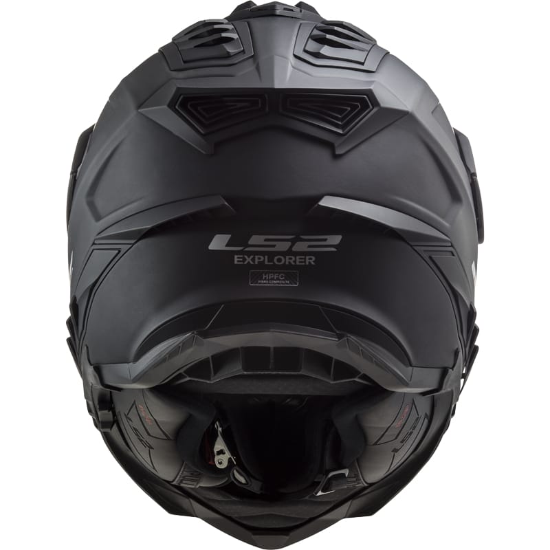 Casco Moto Mx LS2 Mx701 Explorer SOLID MATT Black (E22.06) - Imagen 3
