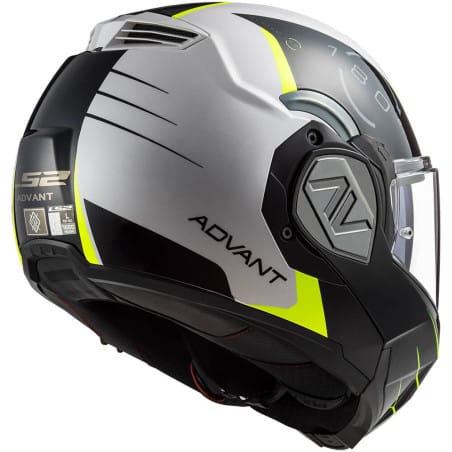 Casco Moto Modular LS2 Ff906 Advant Codex White Black (E22.06) - Imagen 3