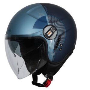 CASCO ORIGINE ALPHA UPNDOWN BLUE MATT (ECE22.06)