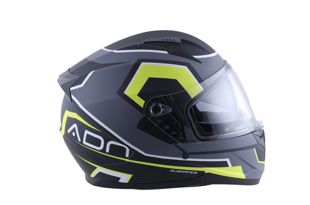Adn Stelvio Fury Black Grey Yellow - Imagen 4