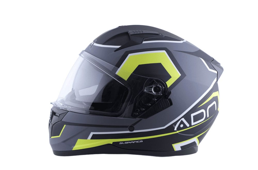 Adn Stelvio Fury Black Grey Yellow - Imagen 3