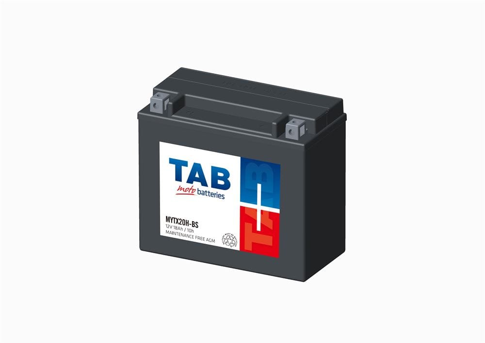 BATERIA MOTO YTX20H-BS AGM SIN MANTENIMIENTO TAB CON LISTADO DE MOTOS COMPATIBLES