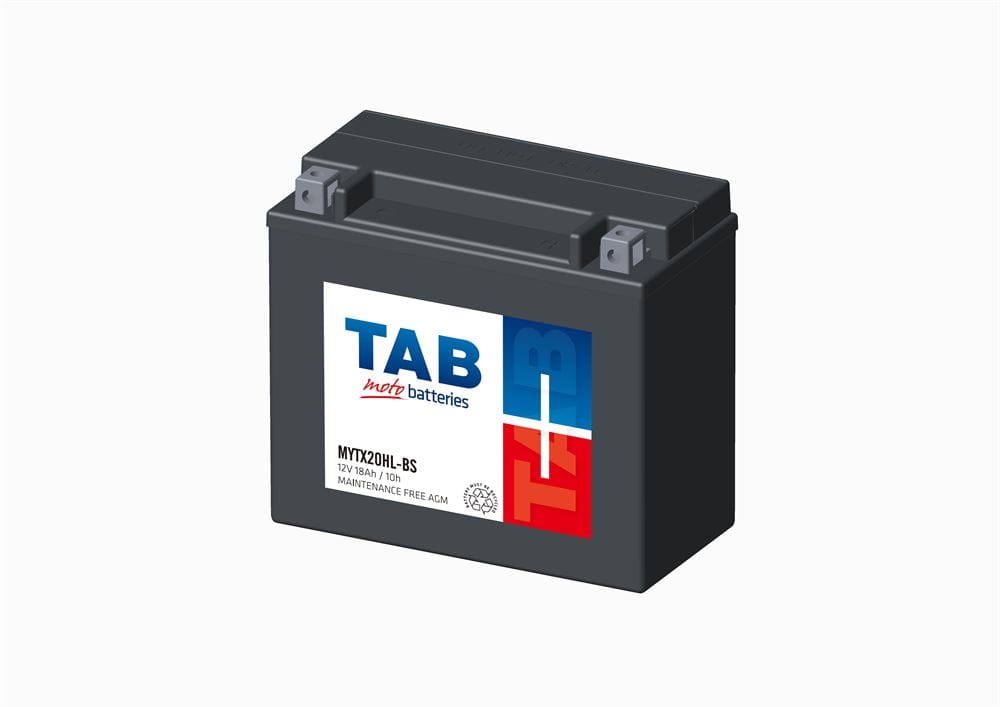 BATERIA MOTO YTX20HL-BS AGM SIN MANTENIMIENTO TAB CON LISTADO DE MOTOS COMPATIBLES