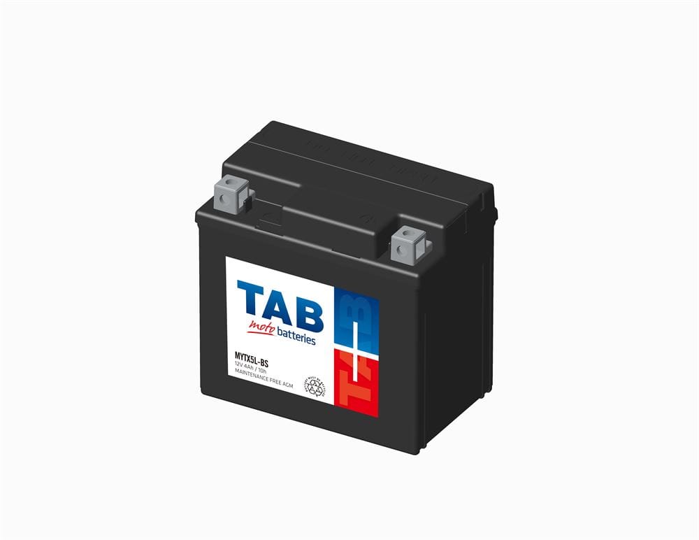 BATERIA MOTO YTX5L-BS AGM SIN MANTENIMIENTO TAB CON LISTADO DE MOTOS COMPATIBLES