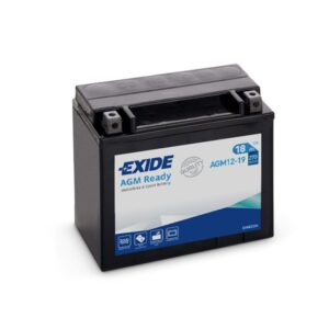 BATERIA MOTO AGM12-19 AGM PRECARGADA (SLA) EXIDE EQUIVALE A YTX20HL-BS Y 65989-97C 97A/97B
