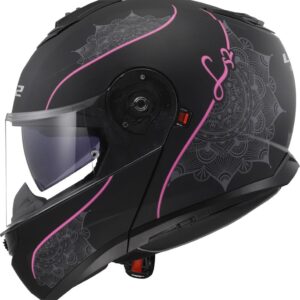 CASCO MODULAR LS2 FF908 STROBE II LUX M.BLACK PINK-06