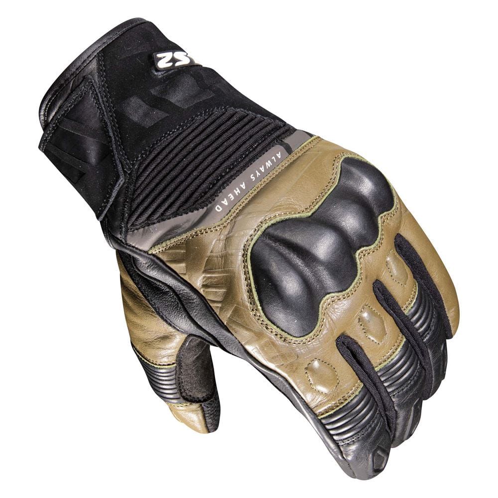 GUANTES LS2 OCTANE WP CUERO MARRON HOMBRE