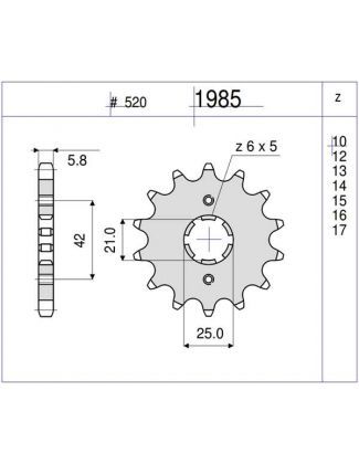 PIÑON OGNIBENE 13 D mod 1985