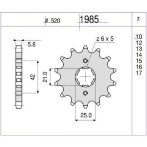 PIÑON OGNIBENE 14 D mod 1985