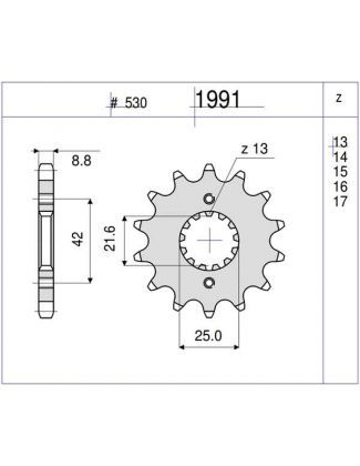PIÑON OGNIBENE 16 D mod 1991