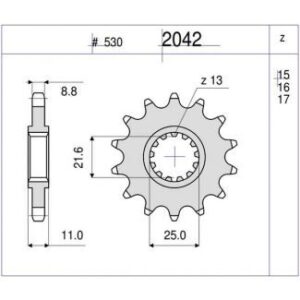PIÑON OGNIBENE 16 D mod 2042