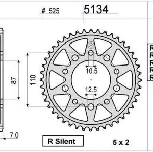 PIÑON OGNIBENE 45 D mod 5134