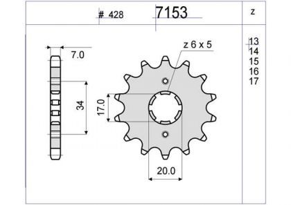 PIÑON OGNIBENE 15 D mod 7153
