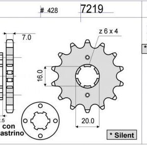 PIÑON OGNIBENE 14 D mod 7219