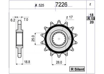 PIÑON OGNIBENE 20 D mod 7226