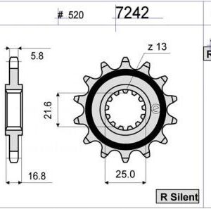 PIÑON OGNIBENE 15 D mod 7242