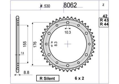 CORONA OGNIBENE 42 D mod 8062