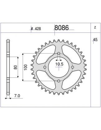 CORONA PROF. SUZUKI 45 D mod 8086