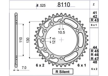 CORONA OGNIBENE 43 D mod 8110