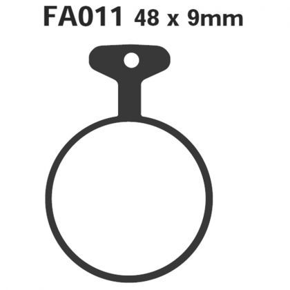 Pastillas de Freno Moto EBC FA011 Yamaha RD 350 1973-1976